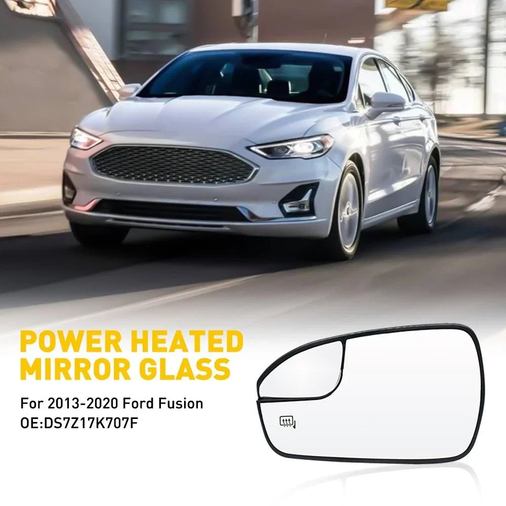 Driver Side View Mirror for Ford Fusion (2013–2020) Power Glass Heated