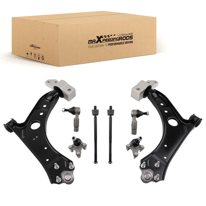 Front Control Arms with Ball Joints & Tie Rods for Eos GTI R32 2006-2014