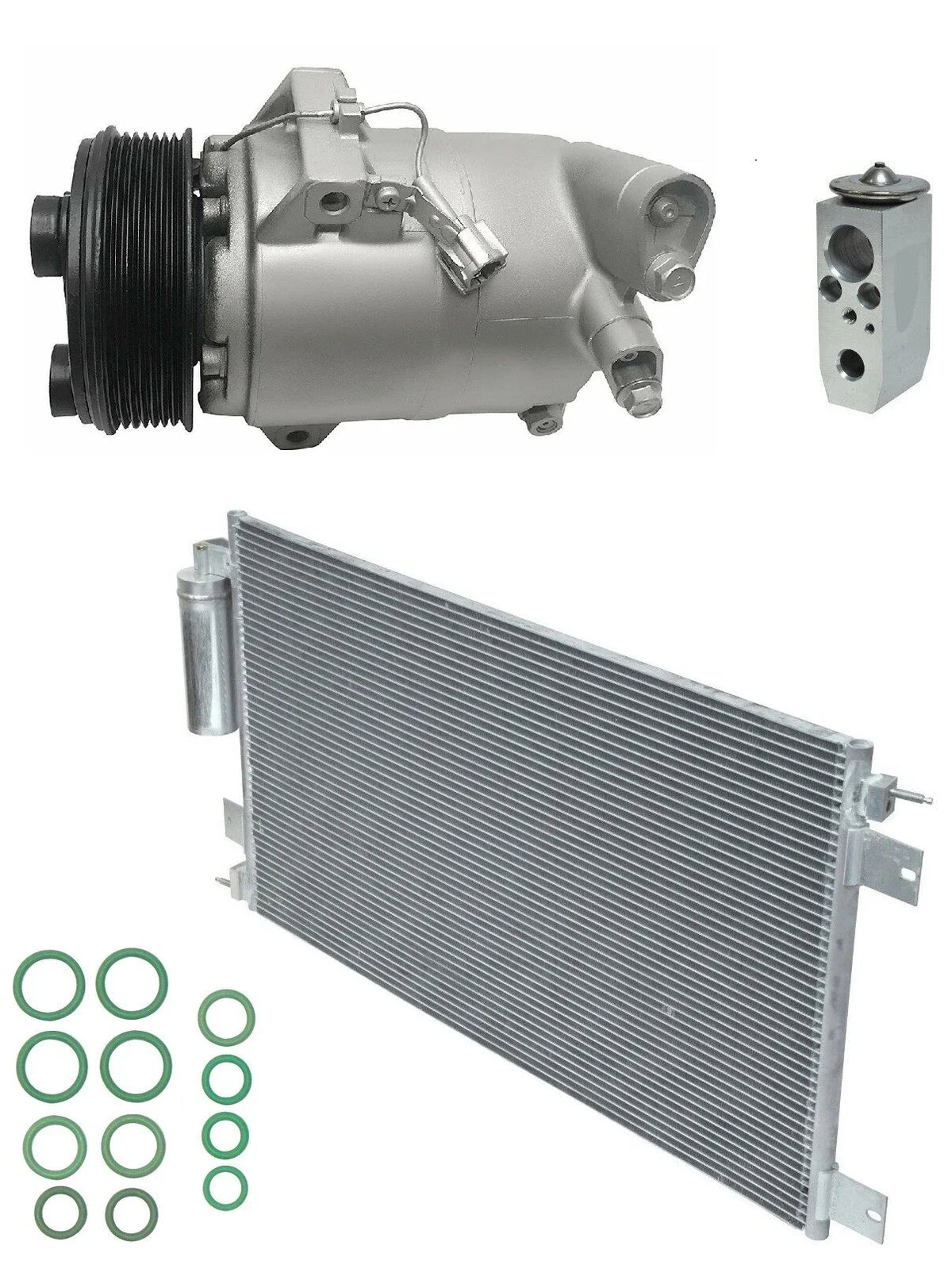 AC Compressor Kit with Condenser for Nissan NV3500 4.0L (2013–2018)