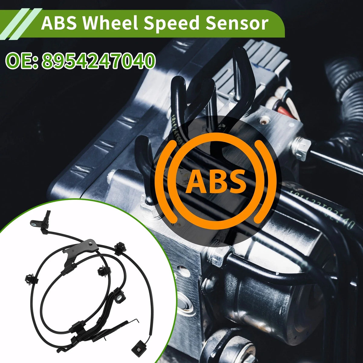 ABS Wheel Speed Sensor No. 8954247040 for Toyota Prius (2001–2009)