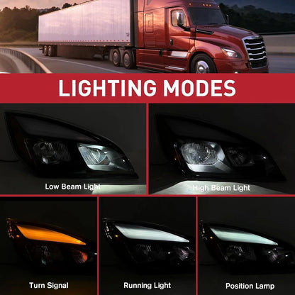 Full LED Headlight for Freightliner Cascadia (2018–2025)