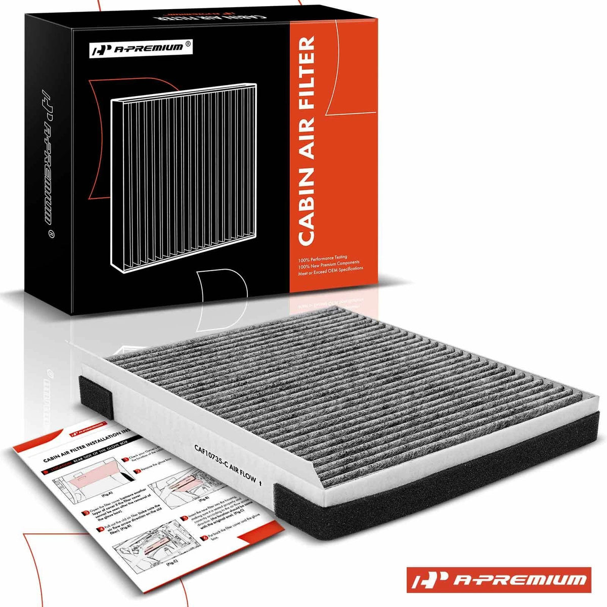 Activated Carbon Cabin Air Filter for Genesis G70, Hyundai Santa Fe, Kia