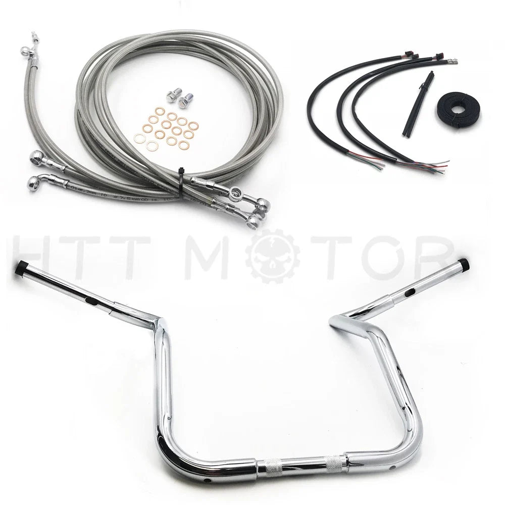 16" Handlebar ABS Cable Kit Extension Wiring for Harley Touring Batwing (2014–2017)