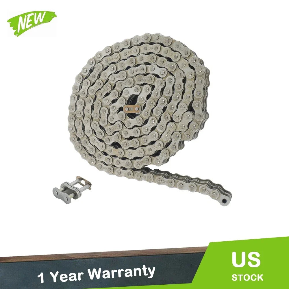 Double Strand Duplex Roller Chain for Various Applications (10 Feet)