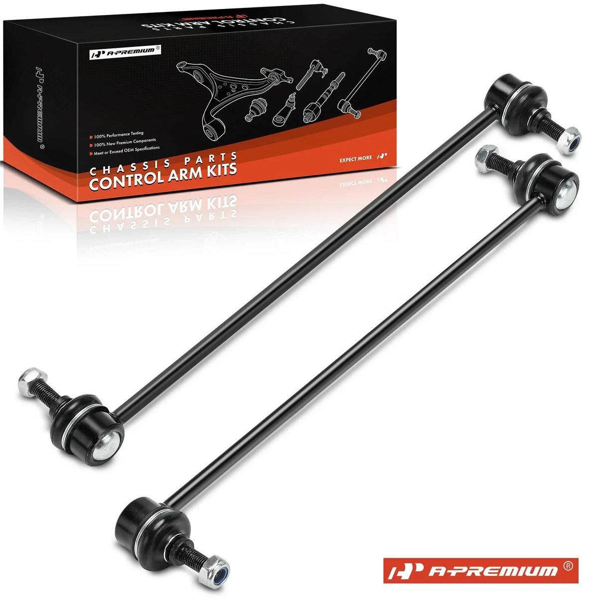 2X Front Side Stabilizer Bar Link for Buick LaCrosse (2008–2009)