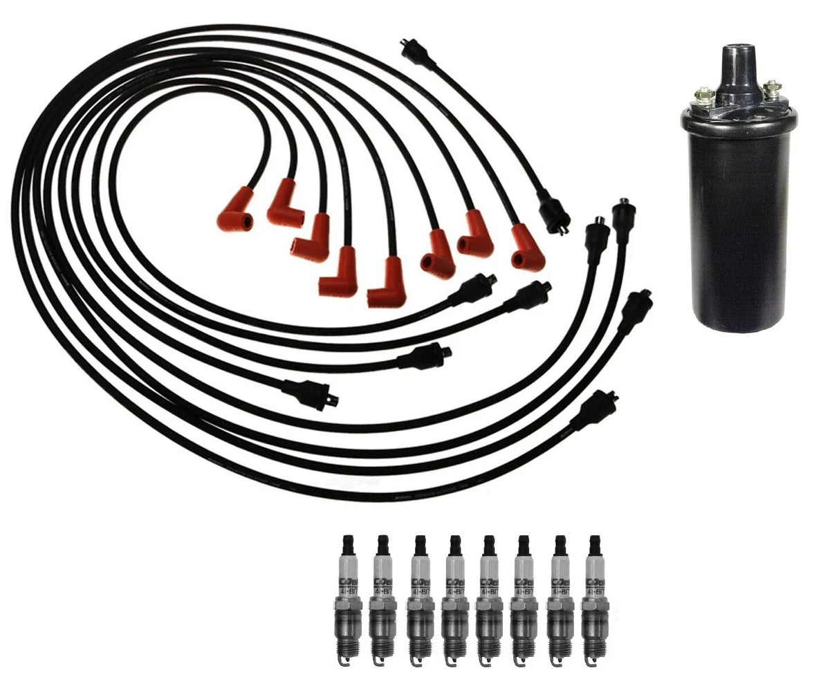 Ignition Wires & Spark Plugs Kit for Chevrolet Blazer 5.0L V8 (1971)
