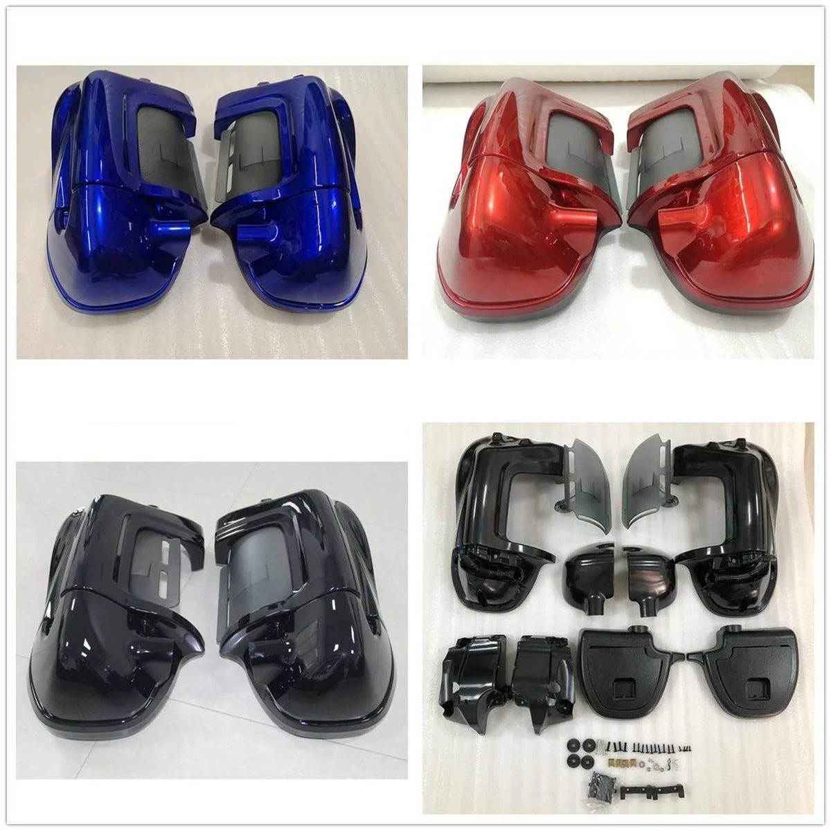 Lower Vented Leg Fairing Glove Box for Harley Touring (1983–2013)