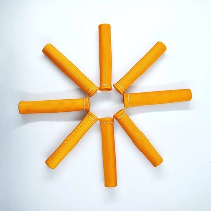 8X Orange Heat Shield Sleeve for Spark Plug Wires - Wire Protectors