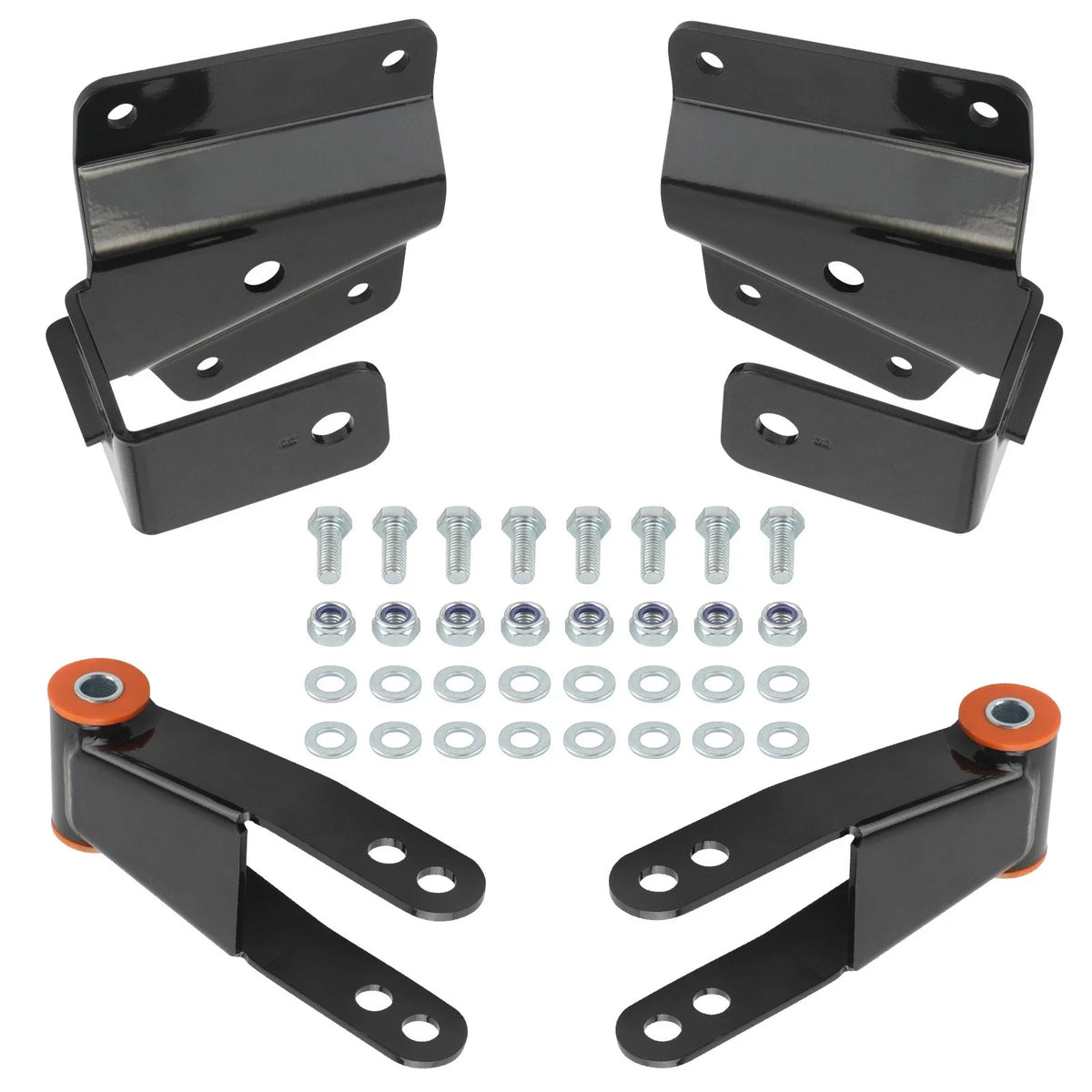 4 Inch Drop Hangers and Shackles for Chevy Silverado GMC Sierra 1500