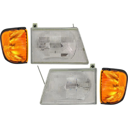 Headlight Kit for Ford E-350 Super Duty E-250 (2001–2007) Right & Left Side