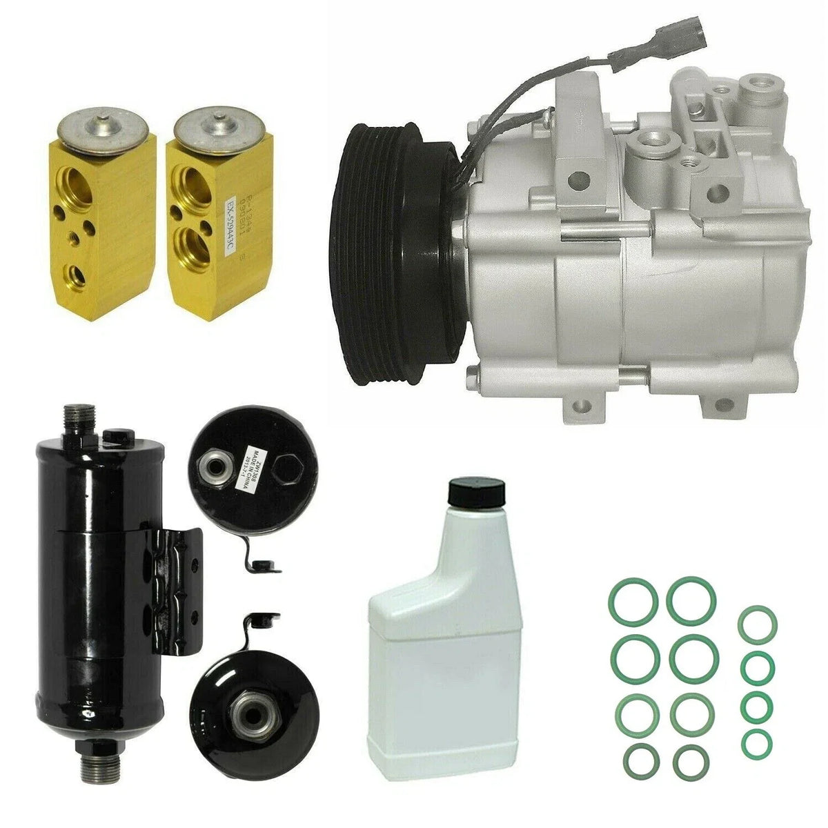 AC Compressor Kit Replacement for Honda Accord (2003–2007)