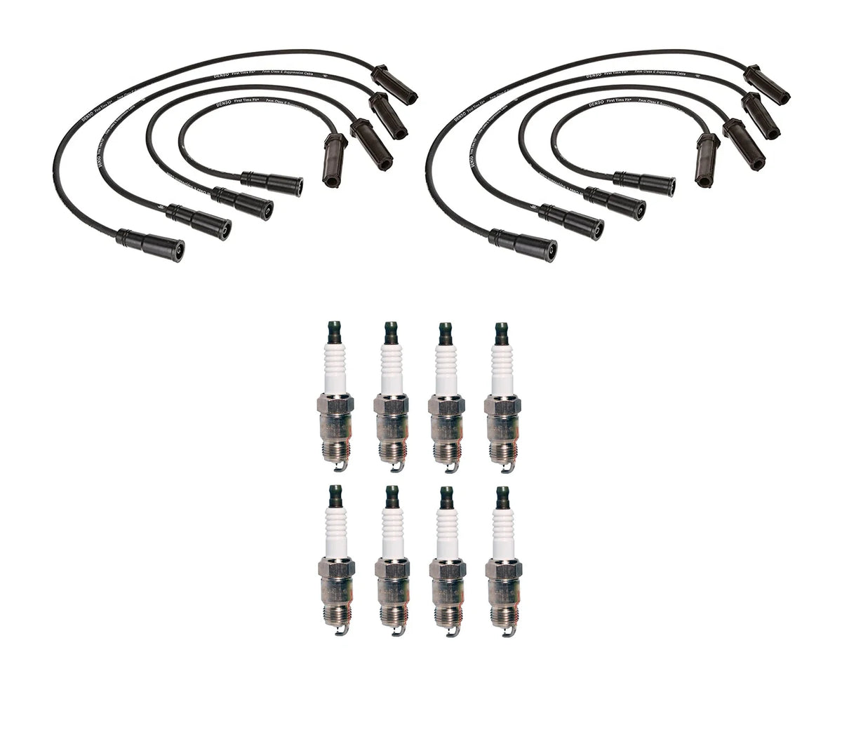 Denso Wire Set & 8 Iridium TT Spark Plugs for Chevy GMC 7.4 V8 (1996–2002)