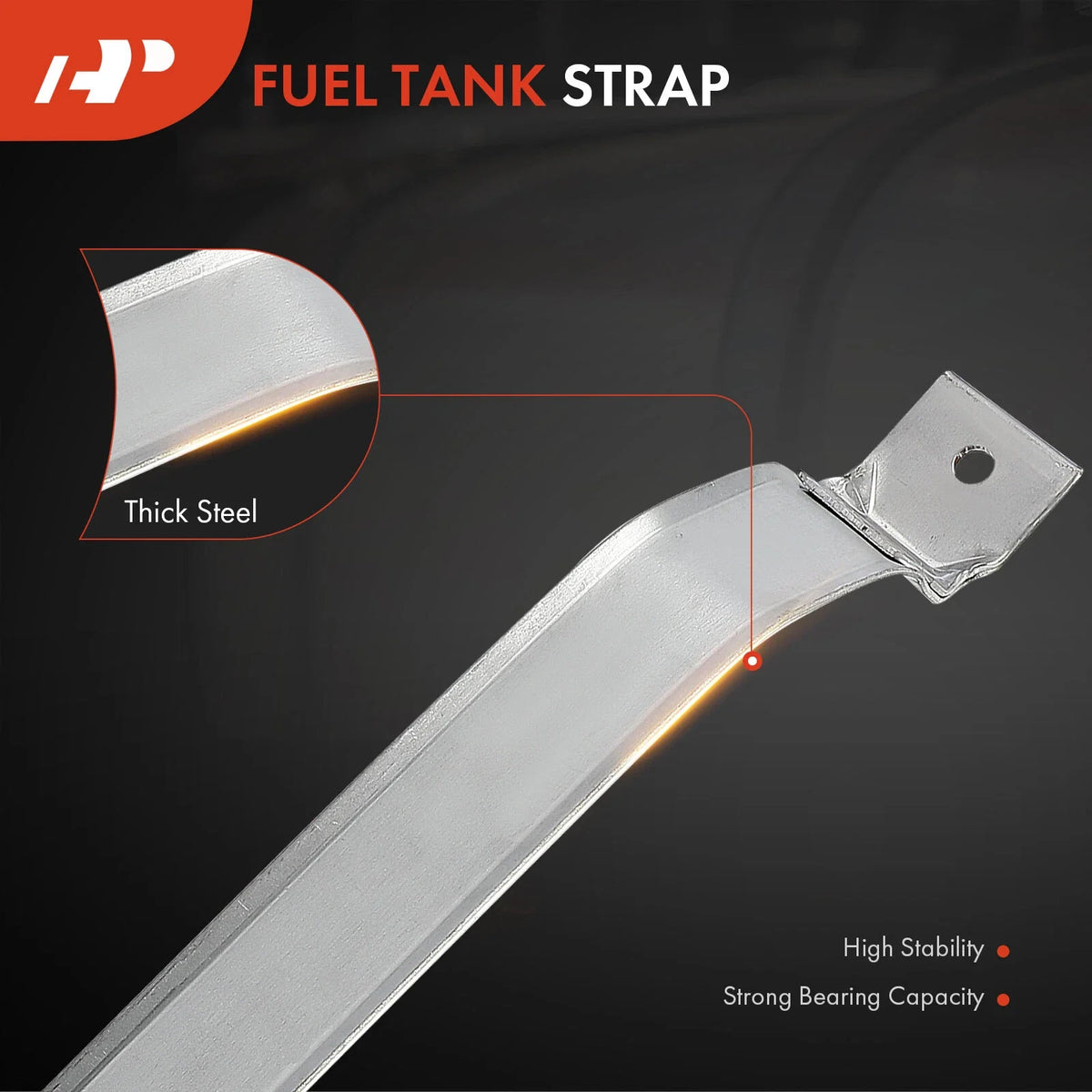 Fuel Tank Straps - 2X Steel for 2003-2004 Ford Expedition