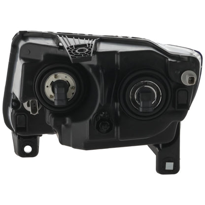 Passenger Side Headlight for Jeep Compass (2013–2017) Halogen with Bulb