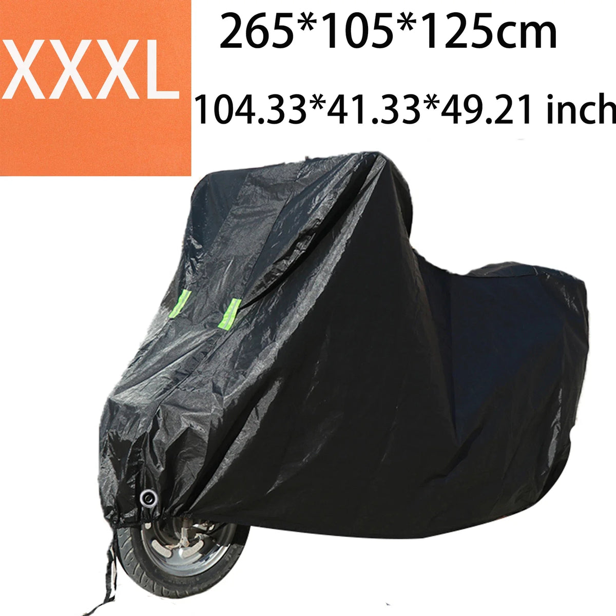 3XL Motorcycle Cover for Waterproof Outdoor Rain Dust UV Protection