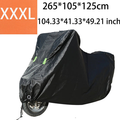 3XL Motorcycle Cover for Waterproof Outdoor Rain Dust UV Protection