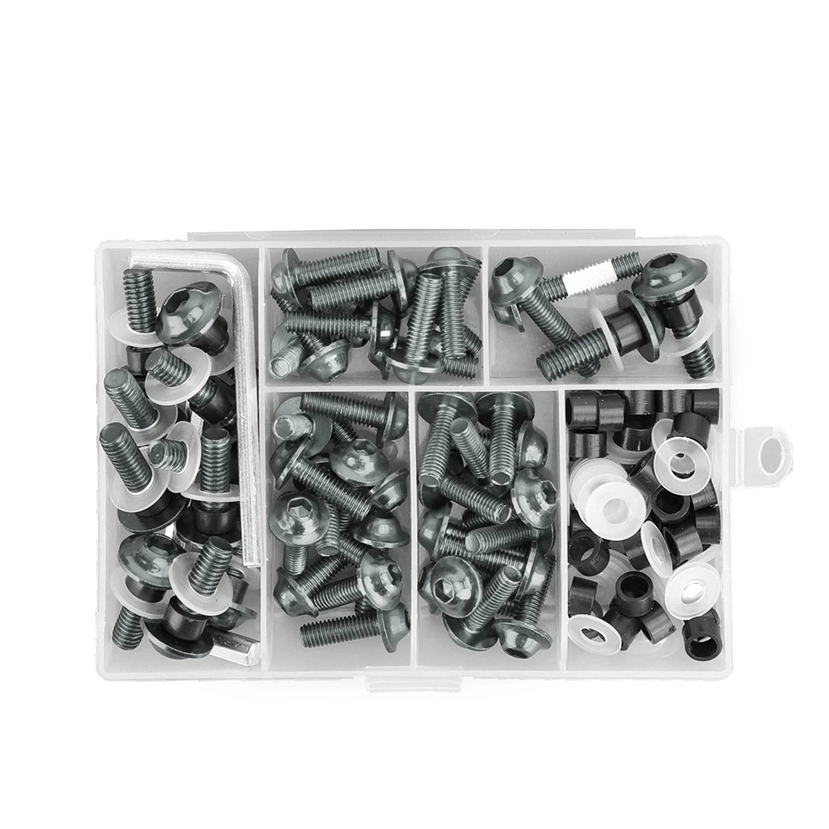 Motorbike Windscreen Fairing Screw Kit with Titanium Fasteners (158)