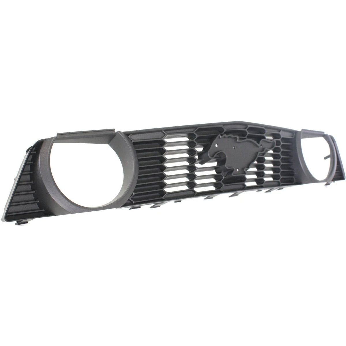 Grille for Ford Mustang (2010–2012) Textured Gray Plastic
