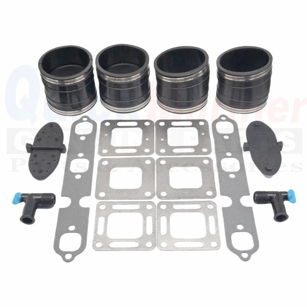 Bellows with Gasket & Drain Fitting 806926A1, 44348T for Mercruiser