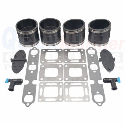 Bellows with Gasket & Drain Fitting 806926A1, 44348T for Mercruiser
