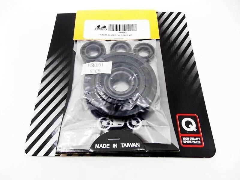 Set of 6 Engine Oil Seals for Honda XL500R (1982)