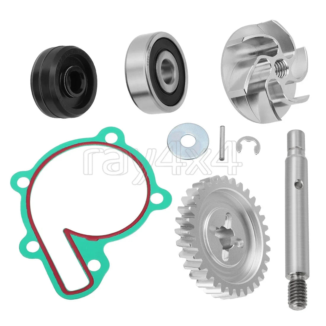 Water Pump Seal Gear Impeller Rebuild Kit for Yamaha YFZ350 Banshee (1987–2006)