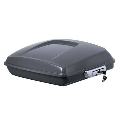 Razor Trunk Rack in Gunship Gray for Harley Touring (2014-2026)