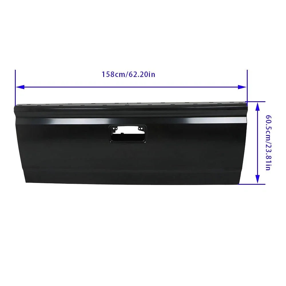 Black Steel Rear Tailgate for 2014-2019 Chevy Silverado