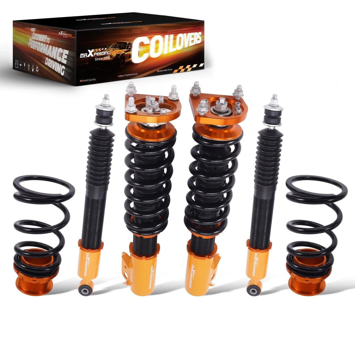 Adjustable Coilover Shocks Springs Kit for Mustang (1994–2004)