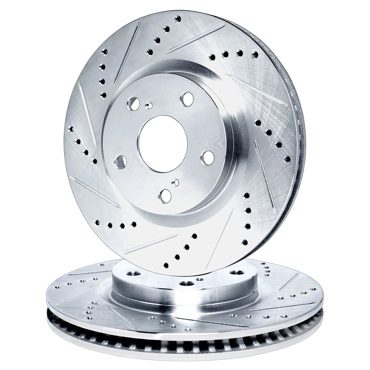 2X Brake Discs Set Rear for Genesis G70, Kia Stinger (WGPN1-21025)