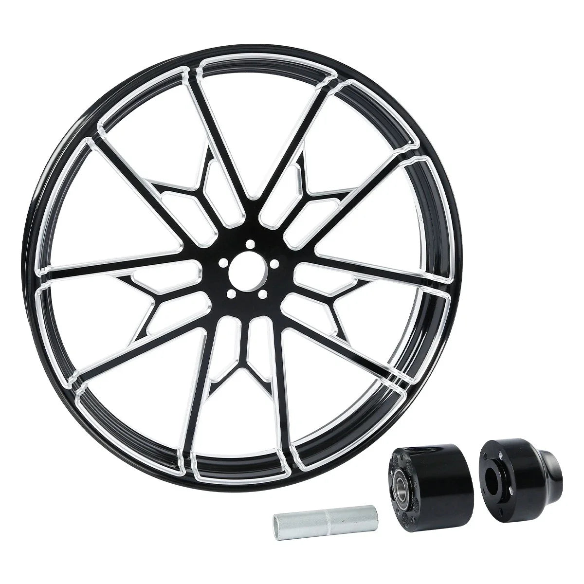 Front Wheel Rim 23" with Single Disc Hub for Harley Road Glide 1997-2021