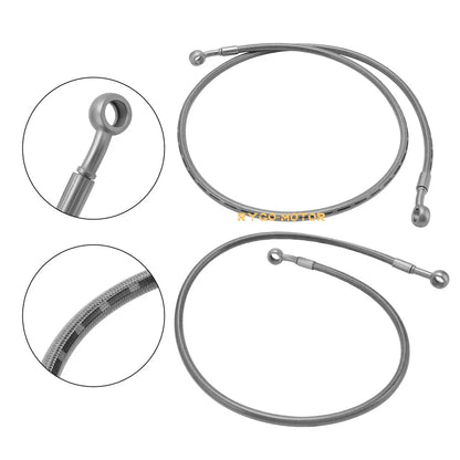 Front Left & Right Brake Lines for Polaris Ranger EV Crew 800 500 400 06-18