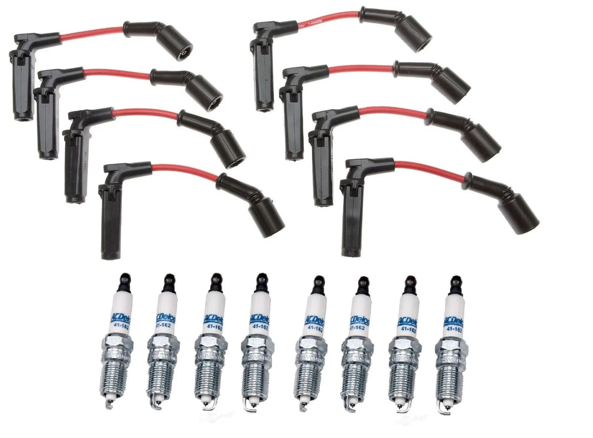 Pro Ignition Wire Set & 8 Iridium Spark Plugs for Chevy GMC V8