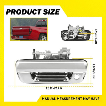 Key Hole Tailgate Handle Latch 25801998 for 2004-2012 GMC Canyon