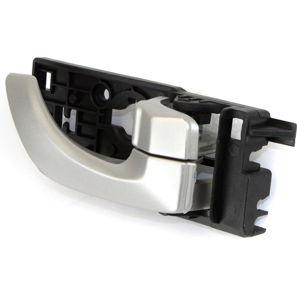 Interior Door Handle for Hyundai Sonata (2006–2007) Rear Passenger Silver Plastic