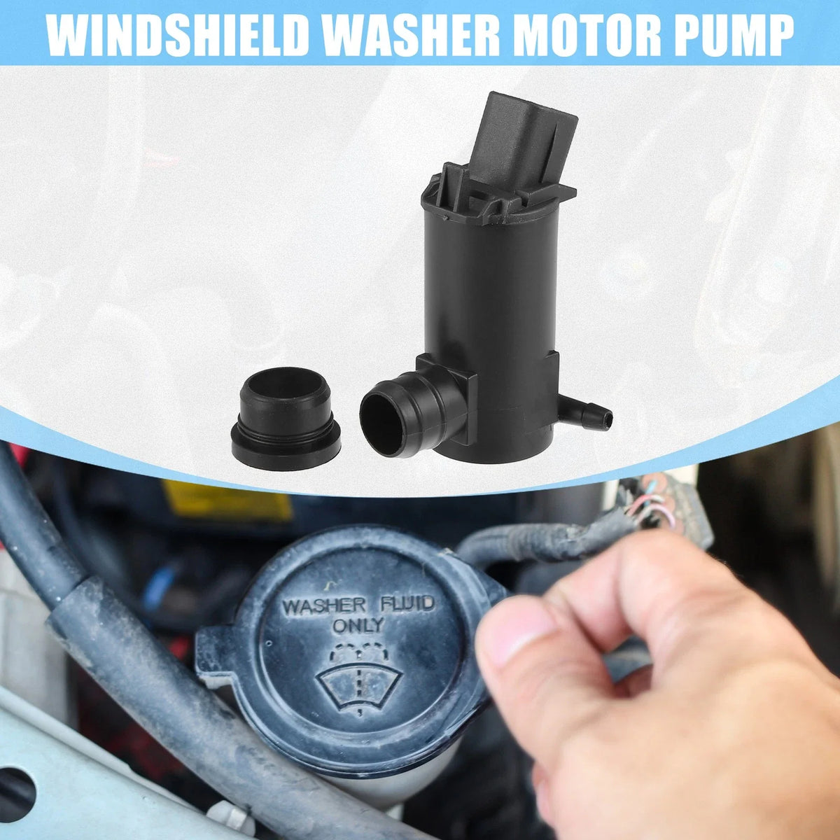 Windshield Washer Pump for Hyundai Accent (2006–2011)