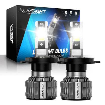 15000LM H4 LED Headlight Bulbs Conversion Kit 6500K