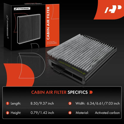 Activated Carbon Cabin Air Filter for Nissan Versa 2007 to 2013