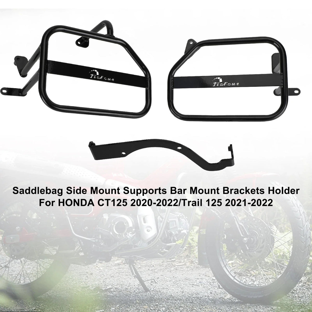 Side Saddle Bag Mounting Bracket for Honda CT125 (2020–2023)