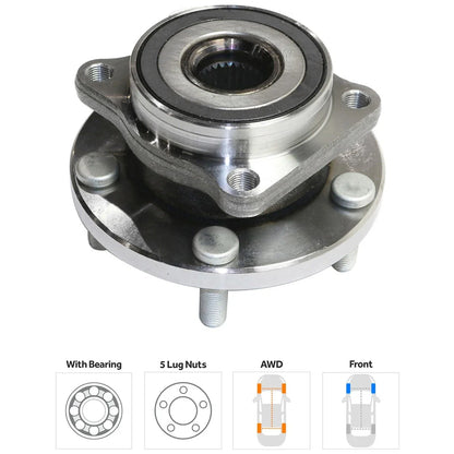 Wheel Hubs for Subaru Outback (2015–2020) Front Left & Right with Bearing