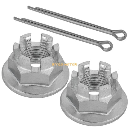 Set of 2 Castle Nuts for Honda Axles - 90305-369-000, 90305-HM5-A80