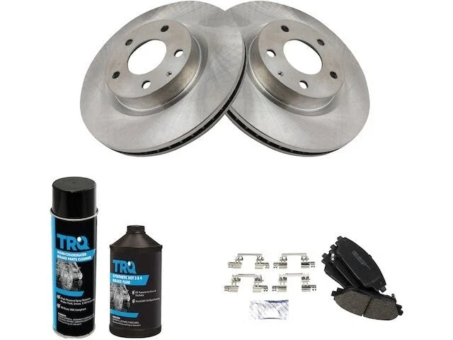 Front Brake Pad and Rotor Kit for Mazda 3 (2014–2018) JS542QV
