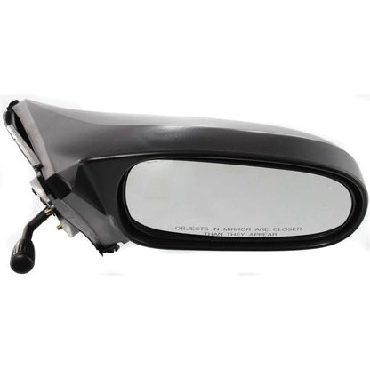 2-Piece Manual Remote Mirrors for 1996-2000 Honda Civic Coupe/Hatchback