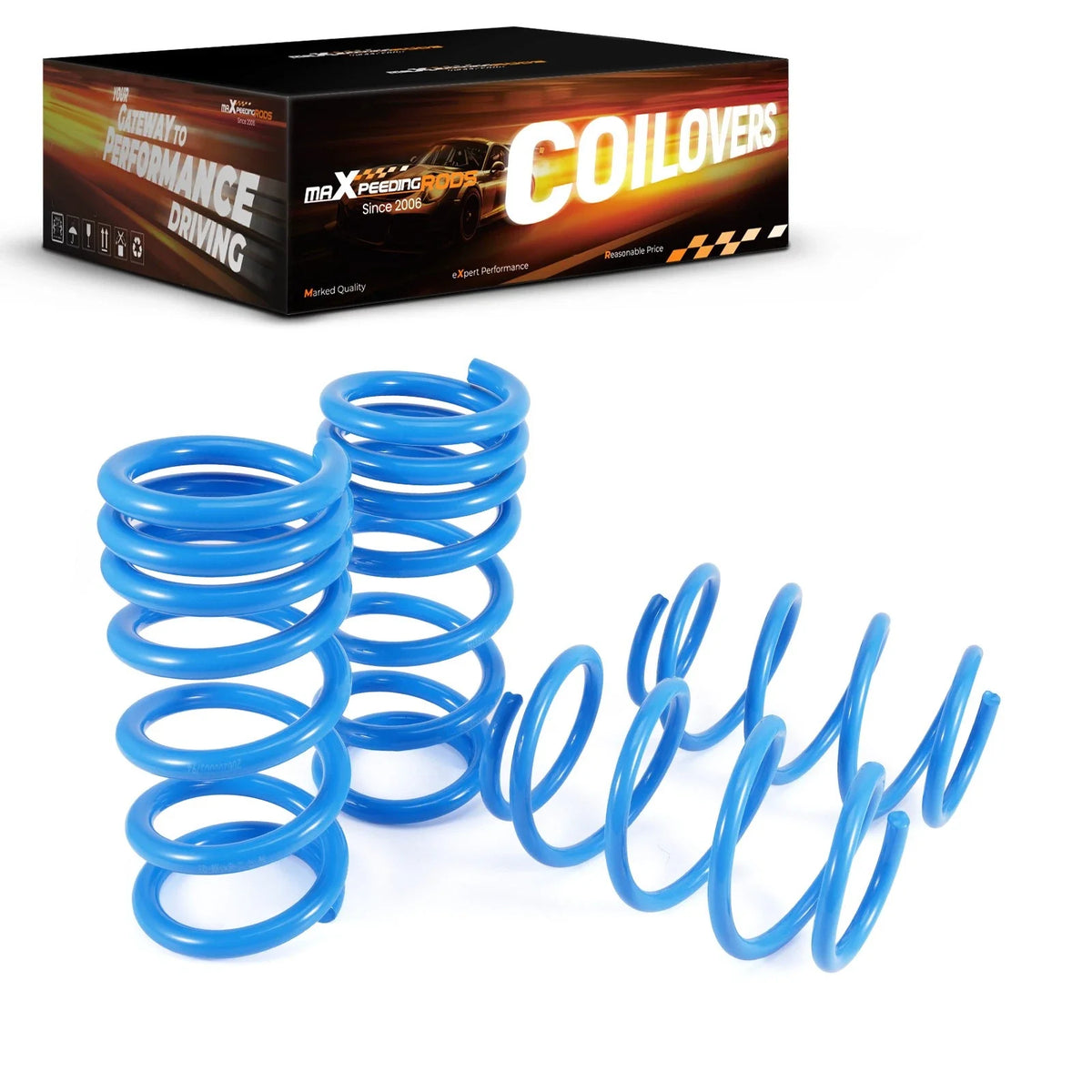 Drop Springs Lowering Kit for Ford Mustang GT 5.0L V8 (2015–2023)