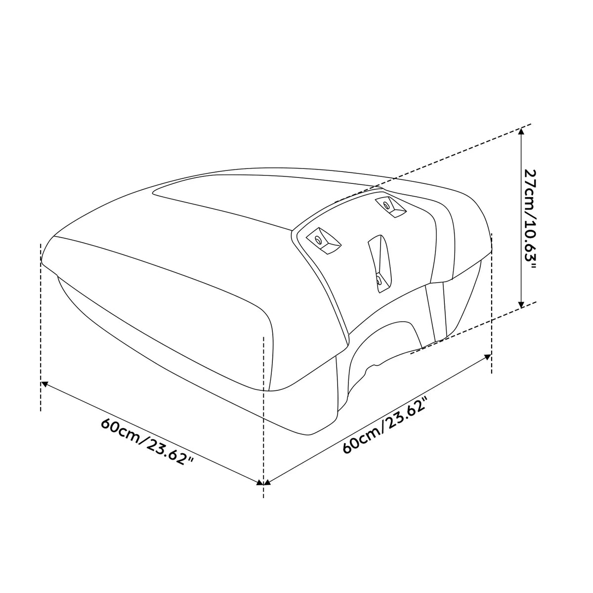 Trunk Pad Mount Rack for Indian Roadmaster (2015–2025)