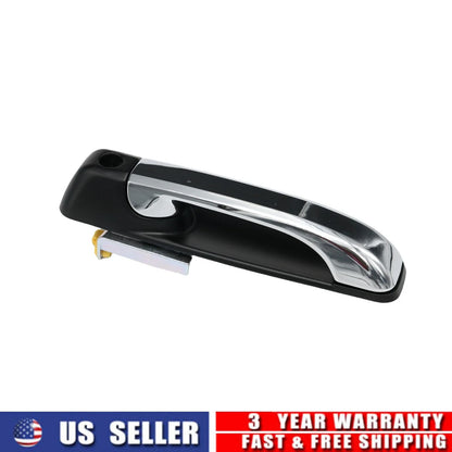 Exterior Door Handle (Left, Driver Side) - Chrome & Black for Ram