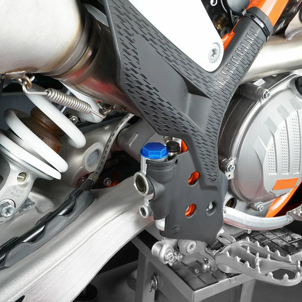 CNC Rear Brake Fluid Reservoir Cap Cover for KTM Husaberg Husqvarna (2010–2023)