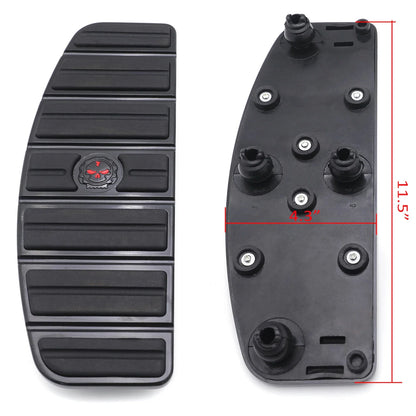 Skull Footboard Floorboard Set for Harley Touring Softail (1987–2015)