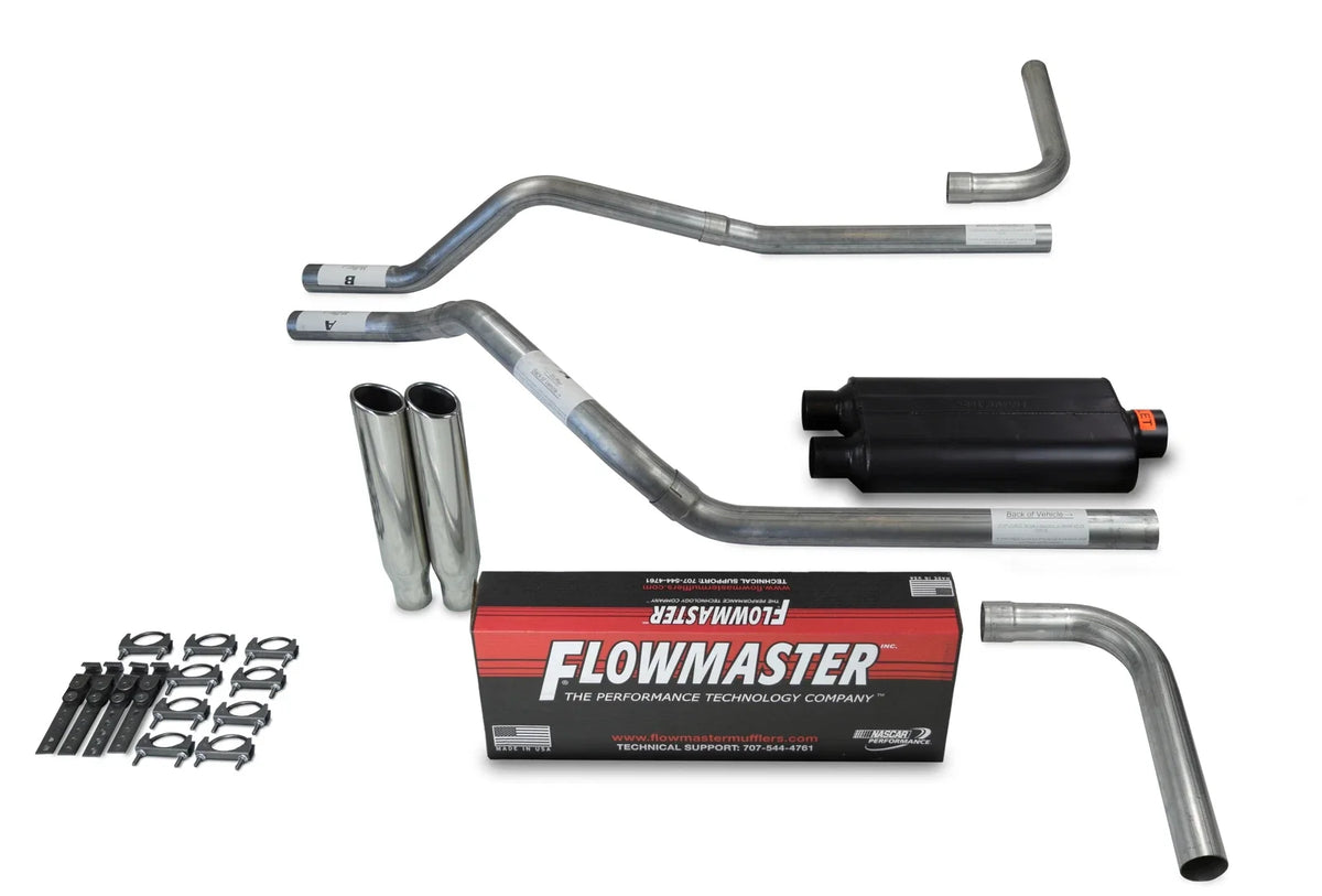 2.5" Dual Exhaust Kit - Flowmaster 50 Series for GMC Jimmy 1995-1999