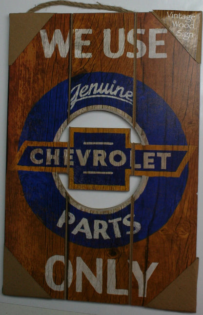 Vintage Sign License Plate Tag for Chevrolet GMC